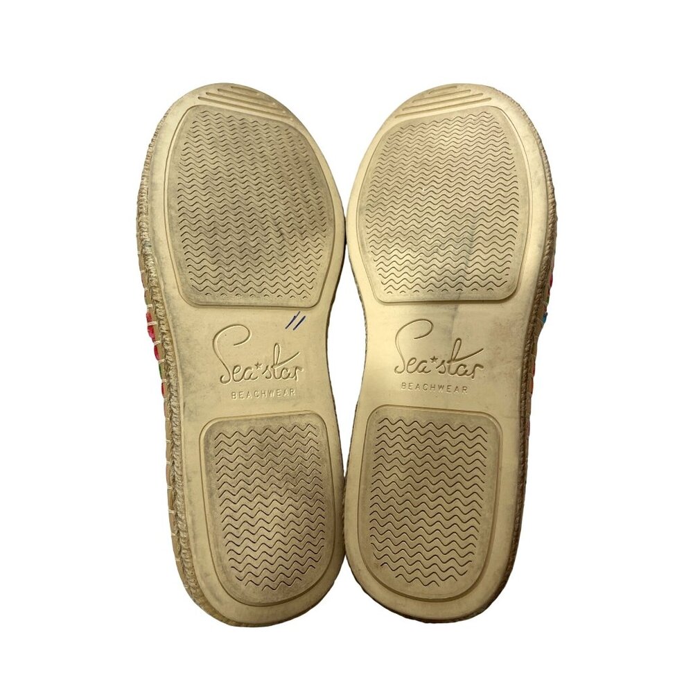 Seastar X Frances Valentine Floral Explosion Beachcomber Espadrille Flats Size 8 - Picture 10 of 10